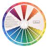 Paper Card Color Mixing Wheel Ink Round Central Circle Rotates Tattoo Nail