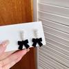 Fashionable Bowknot Earring for Women Cute Ear Studs Adornment Trendy Ear Hooks Charm Ornament Jewelry Accessories