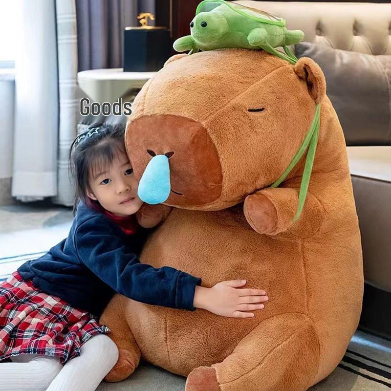 Capybara Sleepy Plush Hug Pillow - Birthday Gift for Girlfriend