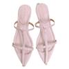 Evening wind silver thick-bottomed wedge cross slippers for women to wear 2025 new summer French holiday cool slippers