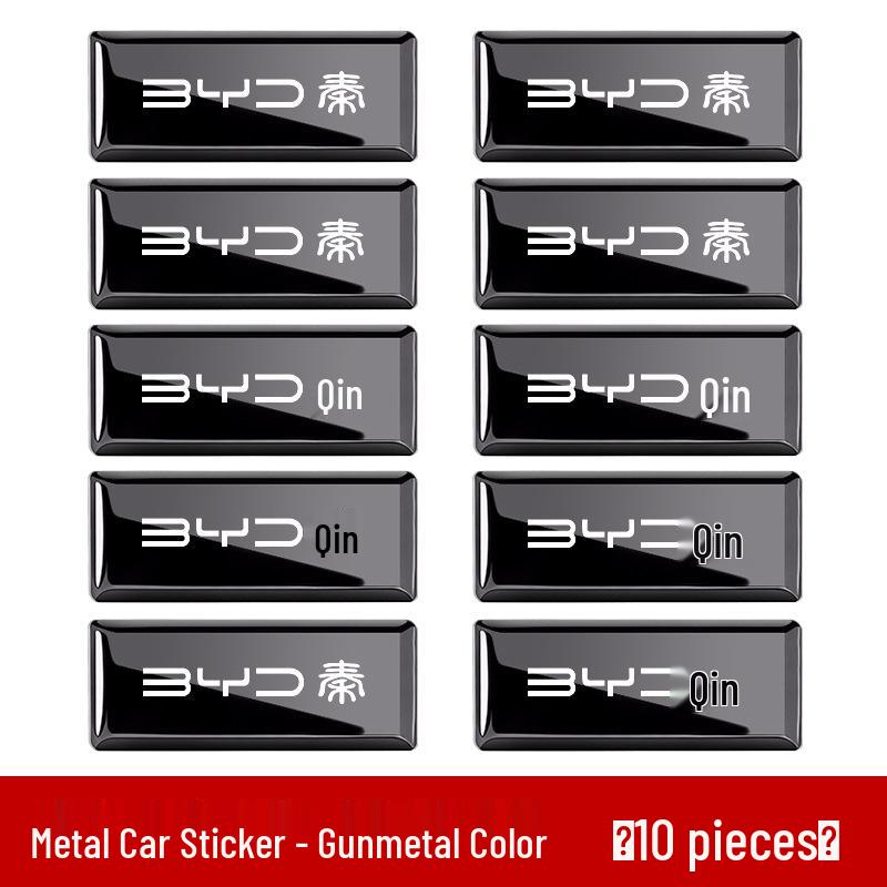 Metal Emblem Decorative Sticker for BYD Qin L/PLUS/EV/PRO Door Handle