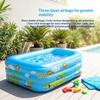 Inflatable Swimming Pool 3 Layer Thickened Cute Cartoon Prints For Backyard Kids Summer Water Play