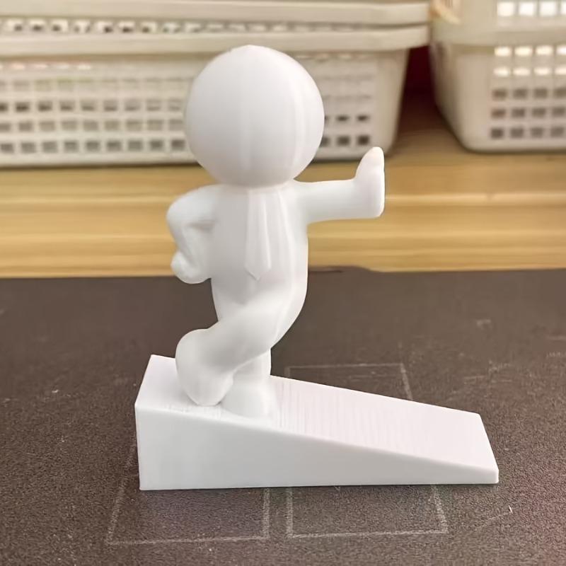 3Pcs Cute Decorative Door Stoppers, Non-slip Flexible Door Wedges for Home