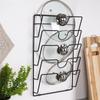 Lid Hanger Holder Kitchen Organizer Metal Black Wall Mount