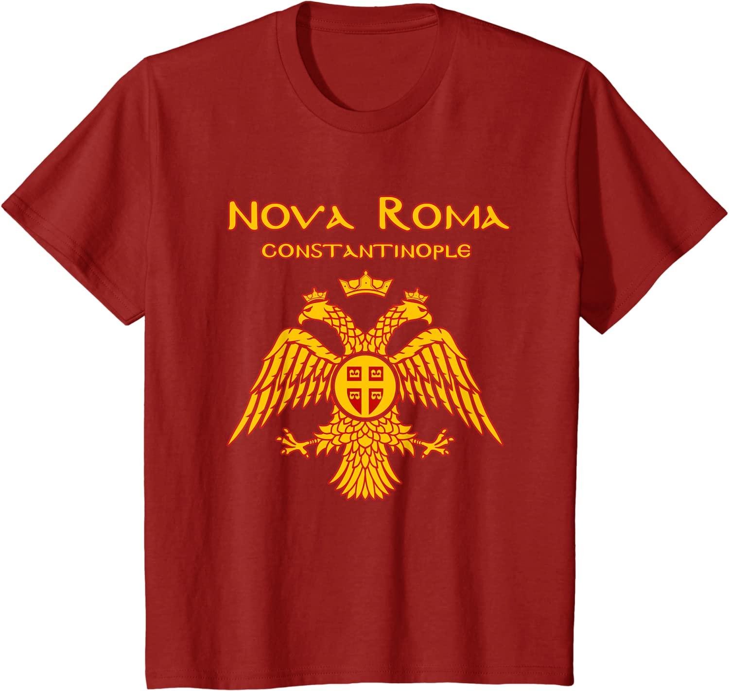 

The Byzantines Eastern Roman Empire Eagle Rome Latin SPQR TShirt Summer Cotton ONeck Short Sleeve Mens T Shirt New S3XL S