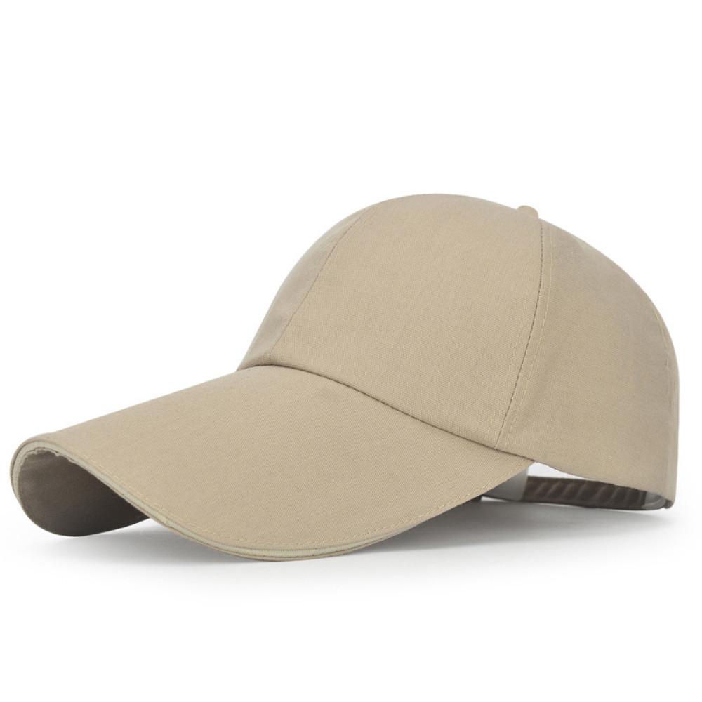 Summer Hip-hop Sunshade Baseball Cap Women Men Street Sun Protection Hat with Extended Brim