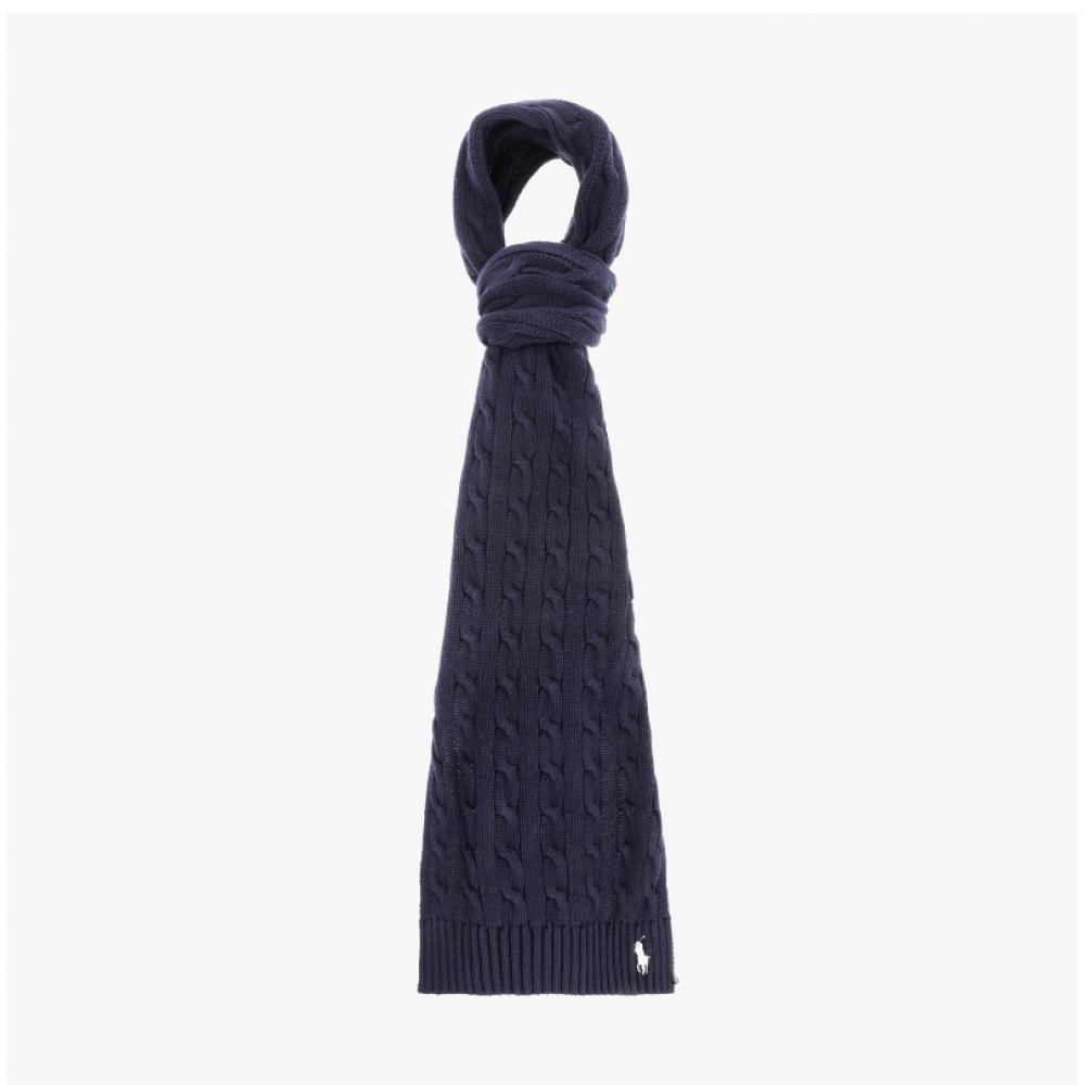 Polo Ralph Lauren Wc0525 411 Pony Cable Knit Muffler