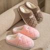 Fleece Paar Baumwollpantoffeln rutschfest dicksohlig Zuhause warm Baumwollschuhe für Männer und Frauen Großhandel im gleichen Stil