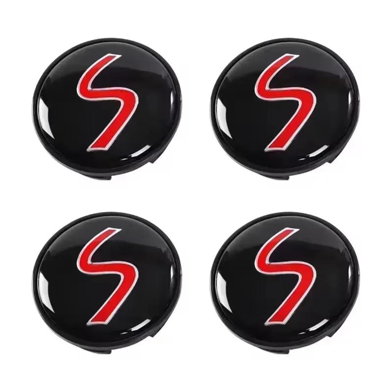 4pcs 56mm 54mm Car Wheel Center Hub Cap Badge Emblem Sticker For BMW Mini Cooper One S JCW R50 R53 R55 R56 R57 R60 F55 F56