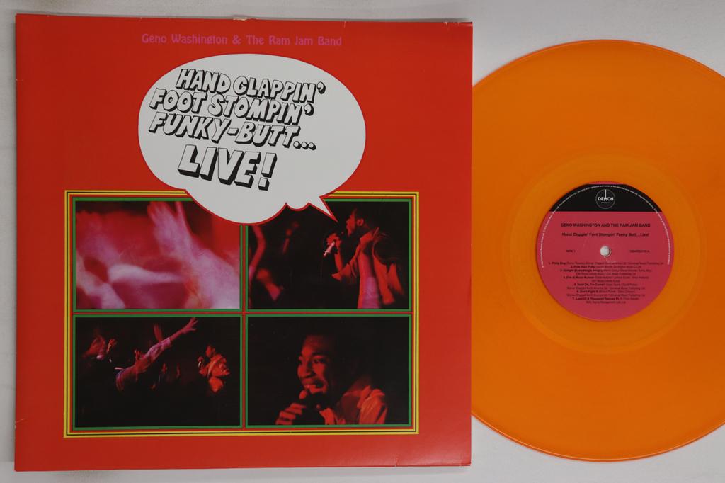 LP Record GENO WASHINGTON, RAM JAM BAND - Hand Clappin' Foot Stompin' Funky-b DEMREC191 DEMON 2016 UK Soul/Funk Used
