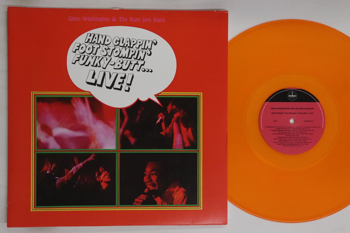 

LP Record GENO WASHINGTON, RAM JAM BAND - Hand Clappin Foot Stompin Funky-b DEMREC191 DEMON 2016 UK Soul/Funk Used