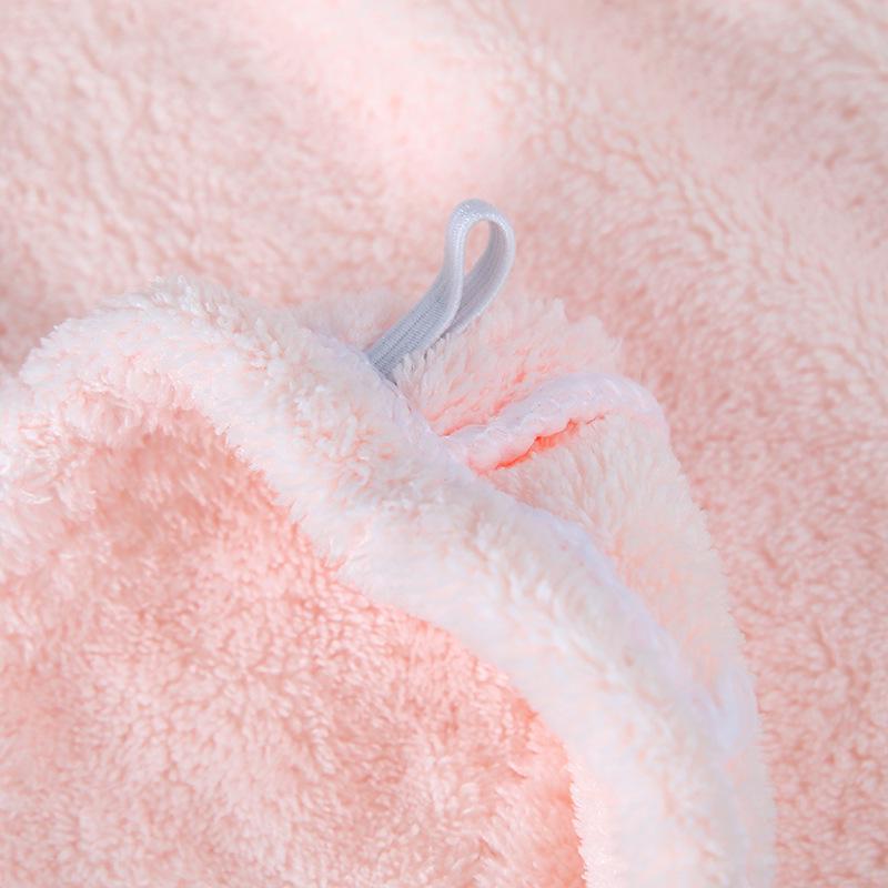 Cinnamon Embroidered Absorbent Dry Hair Cap for Children & Adults