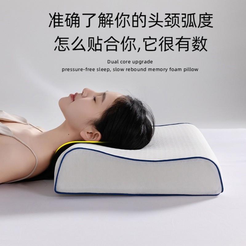 Memory Foam Cervical Pillow Neck Support Sleep Aid Adult Ergonomic Contour Home Office Car Use