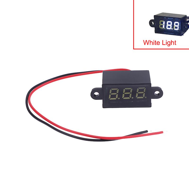 Dc 3.0V-30.0V Digital Car Voltmeter Automotive Voltage Meter Waterproof 12V Led Display Voltage Monitor Tester Motorcycle Car