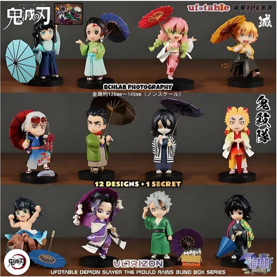 Demon Slayer Tanjiro Kamado Nezuko anime cartoon figure blind box creative statue model ornament surprise gift box