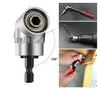 Impact Drill Driver Bit Set Extension Socket Adapter Hex Shank Right Angle
