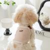 Frühlings- und Sommerhunde-Gurtweste Klein Frisch und Einfach Stickerei Kleine Träger Katzenpfoten Haustier Dünne Hundekleidung Welpenkleidung