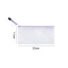 Thick Mesh Zipper Pouch Waterproof Bill Storage Bag Multipurpose Stationery Organizer  Students