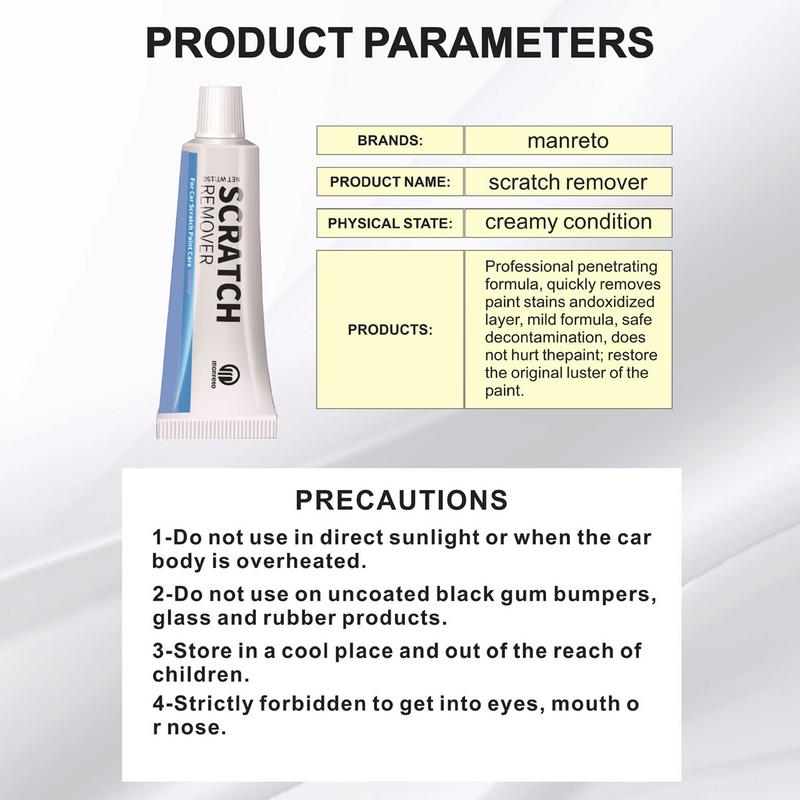 Pasta na opravu škrábanců na autě 25g Odstraňování škrábanců na laku auta Lešticí vosk Jakákoli barva Údržba laku vozidla Nástroj na čištění karoserie Pro