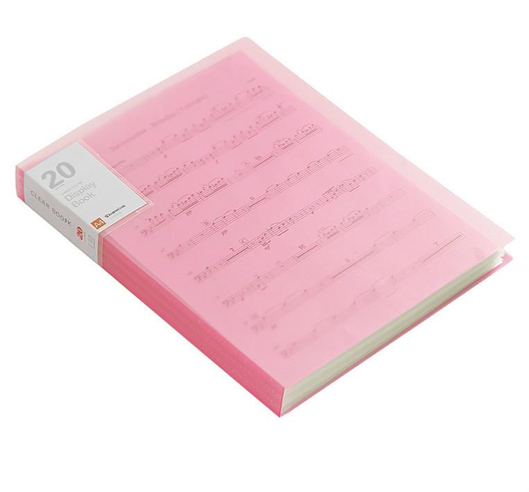 Segregator A4 na luźne kartki Przezroczysty Teczka z danymi położniczymi Plastik PP Przechowywanie A3 Arkusze papieru testowego Akta z nutami Organizer na dokumenty