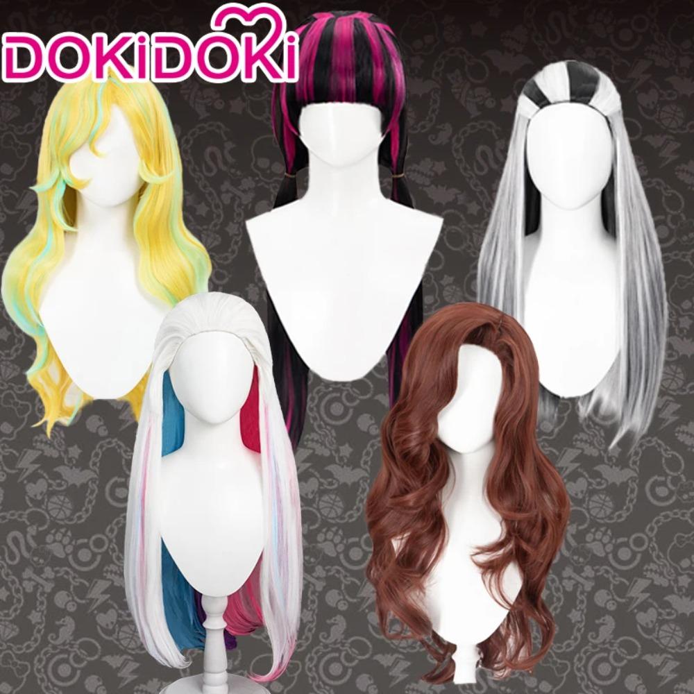 

Draculauraa Ulaa/Clawdeenn Woll/Lagoonaa Bluee/Abbeyy Bominablee/Frankiee Steinn Парик Аниме Косплей Парик DokiDoki Рождество