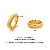 Starry & Eye-Catching Carved Starburst Ring For Men & Women 24K Gold Au999 | Flowing Golden Luster, Exquisite And Dazzling