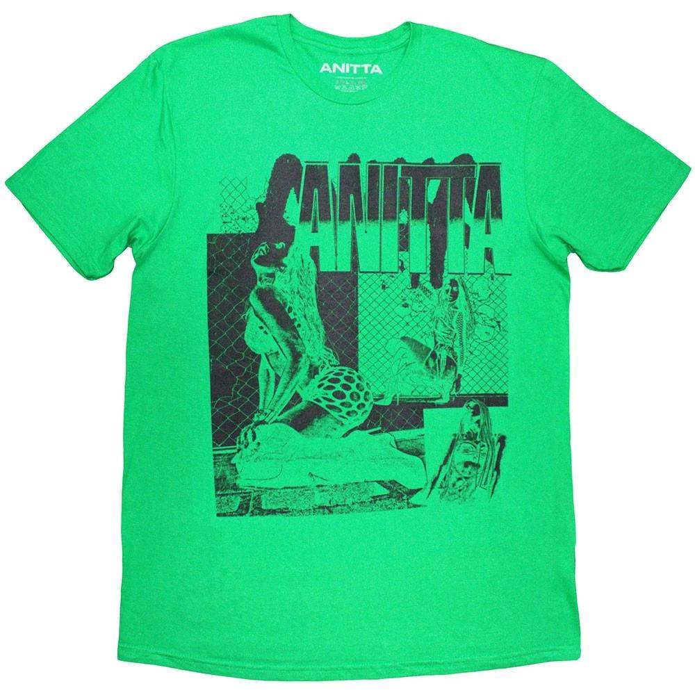 Anitta Green Collage Official Mens Unisex T-Shirt 2XL