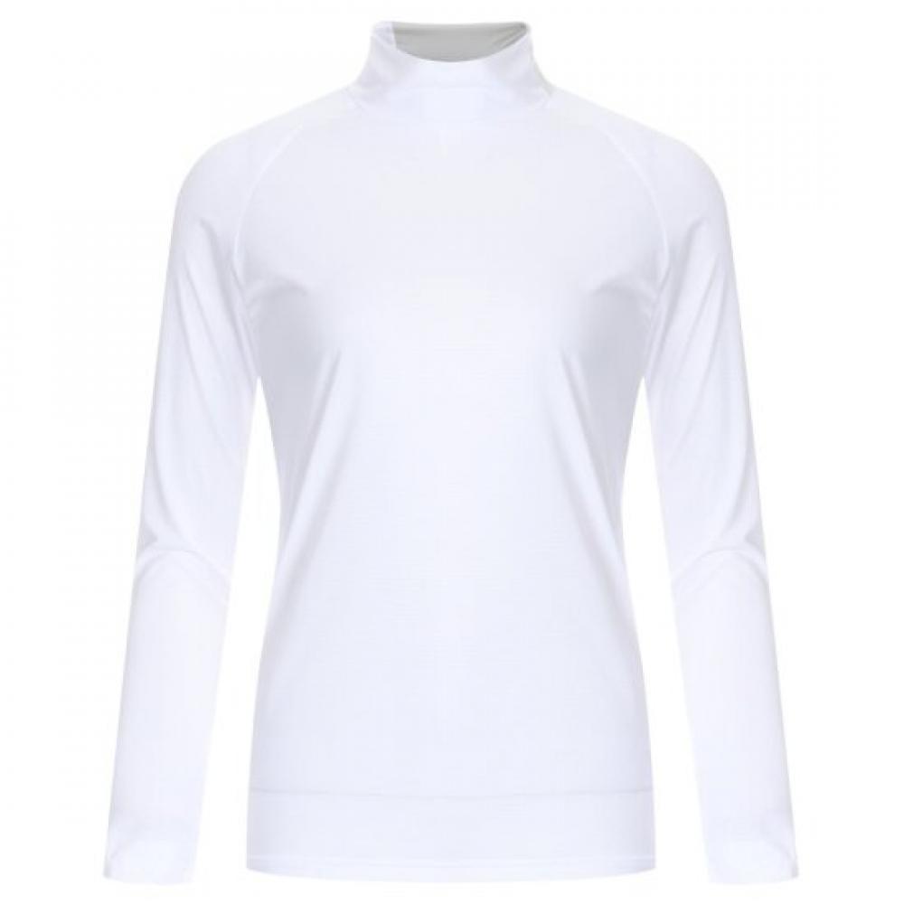 Shop Women Golfwear Half Neck Long Sleeve T shirT whiTe Lb Wsh 0881