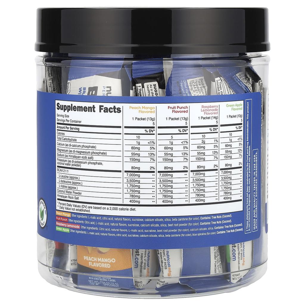 Functional, Bcaa+, Variety Pack, 20 Packs, 13-14G(0.5Oz) Each