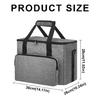 Outdoor Power Station Protective Storage Bag With Double Zipper Pocket Water Resistant Design For Solar Generator