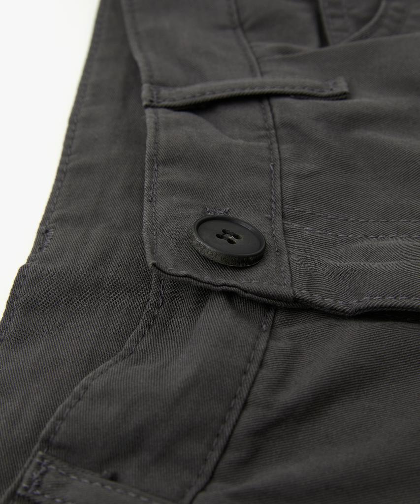 COFWI Flow Single-Pleat High-Density Cotton Pants Dark Gray