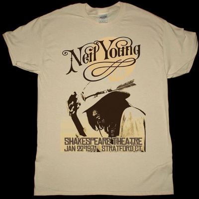Neil Young Živě 1971 Přírodní tričko