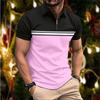 Collar Slim Fit Men's T-shirt Polo Shirt