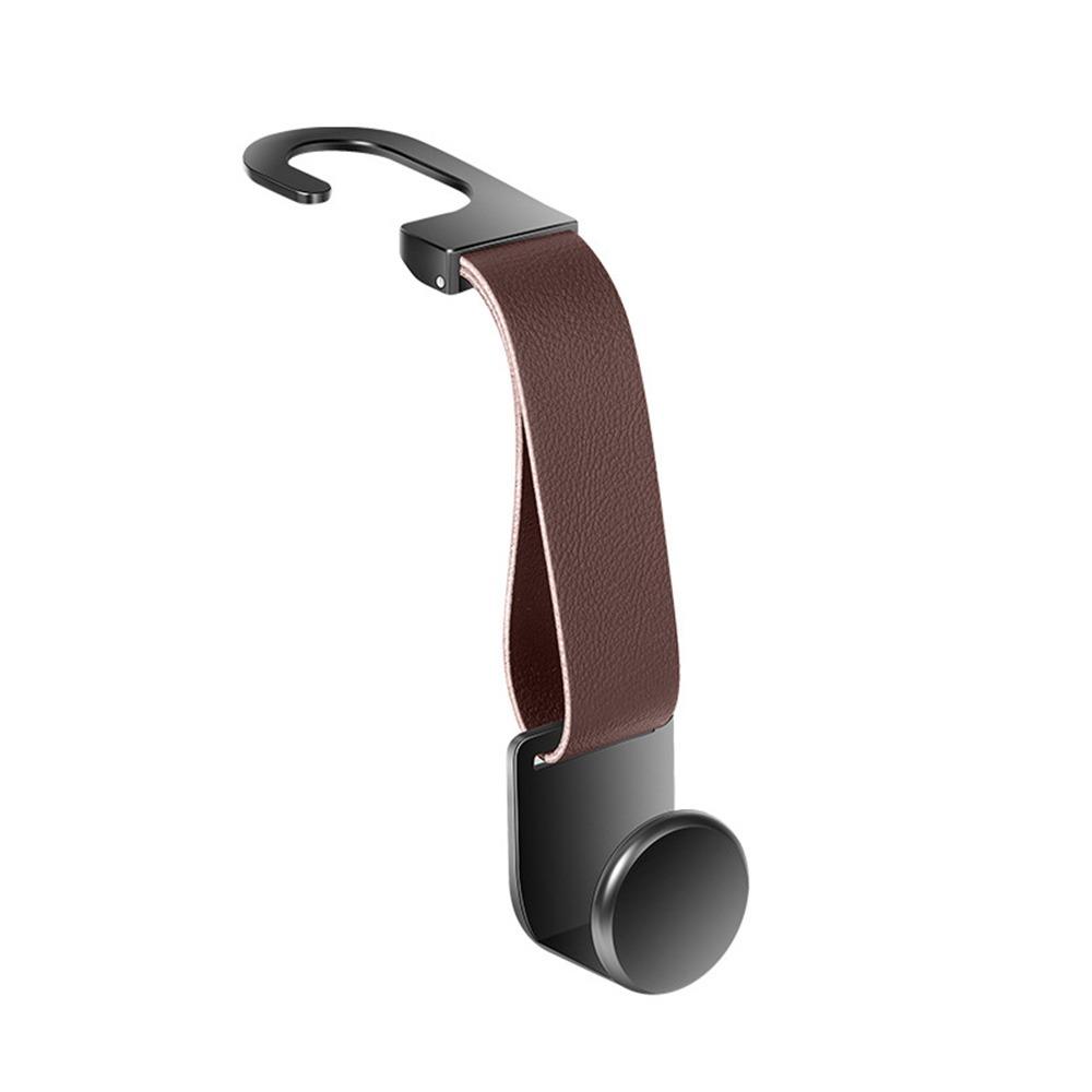 PU Leather Car Seat Backrest Hook Wear-Resistant Easy to Install Hanging Storage Hook Seat Back Hanger Hook