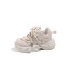 Classmate girl 2025 new spring and autumn children's sports shoes dad shoes girl little white shoes winter velvet
