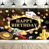 Gamble Casino Poker Dice Birthday Party Banner Backdrop Background LasVegas Casino Night Carnival Adults Birthday Supplies Decor79