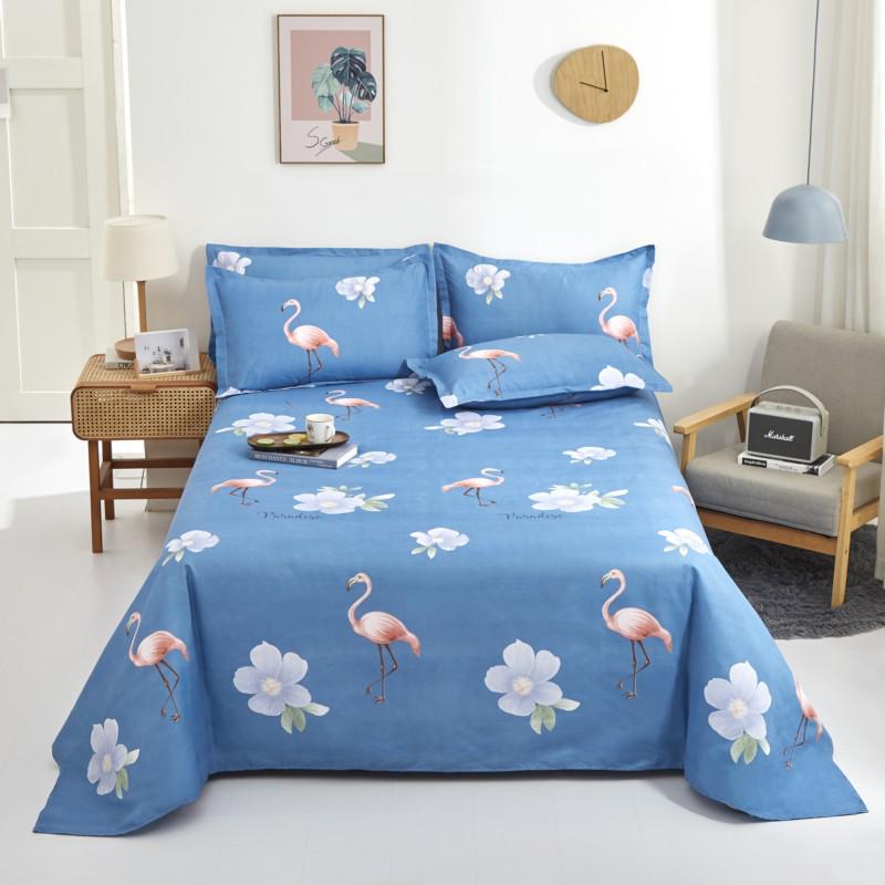 Simple Style Autumn/Winter Bed Sheets for Home, Dormitory, or Student Bedding
