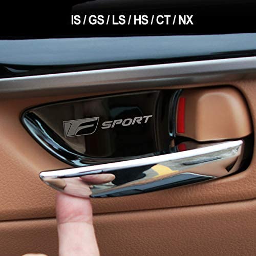 Lexus General Purpose Inner Door Handle Cover Stainless Steel Car Interior Door Knob Plate Plated Garnish LEXUS General Purpose IS GS LS HS CT NX