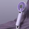 Handheld Mini Cold Compress Fan with Double Blades and Carabiner