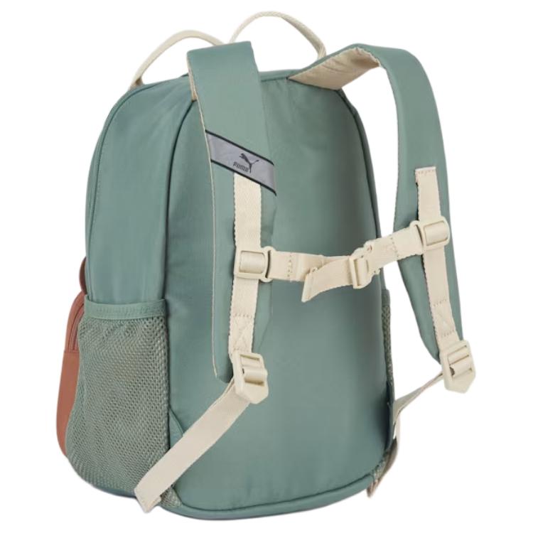 Puma Fashionable Cute Polyester Backpack Kids Backpacks Green Brown 090401-04
