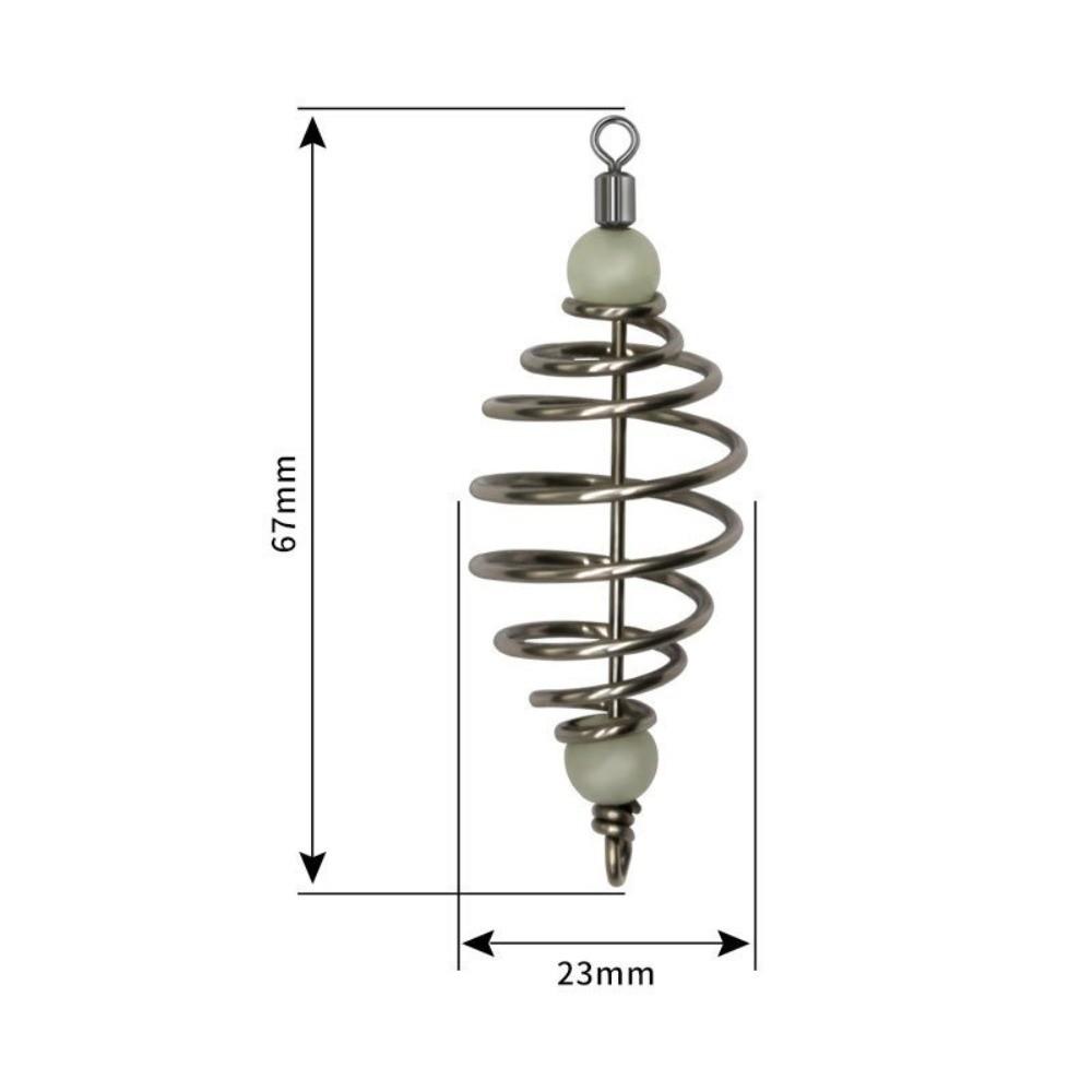 10pcs Luminous Luminous Spring Olive Lure 67mm Inline Hanging Tackle Tackle Spring Lure  Fishing