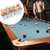 10Pcs Slip on Pool Cue Tips Pool Cue Tip Covers Billiard Cue Tips Replacement Protectors for Snooker and Pool Cues