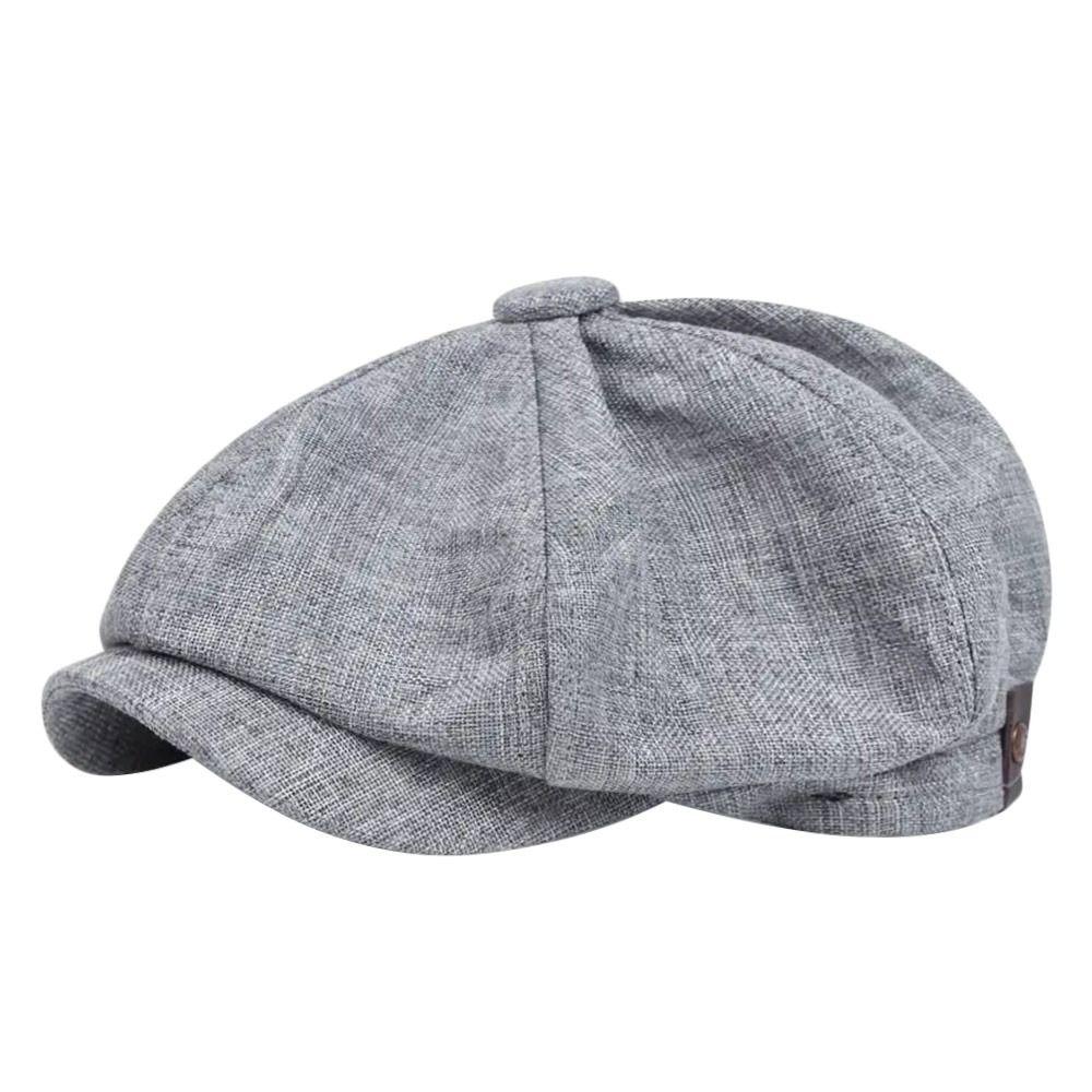 Autumn Winter Casual Men Newsboy Hat Retro Classic Beret Hats Warm Street Caps Unisex