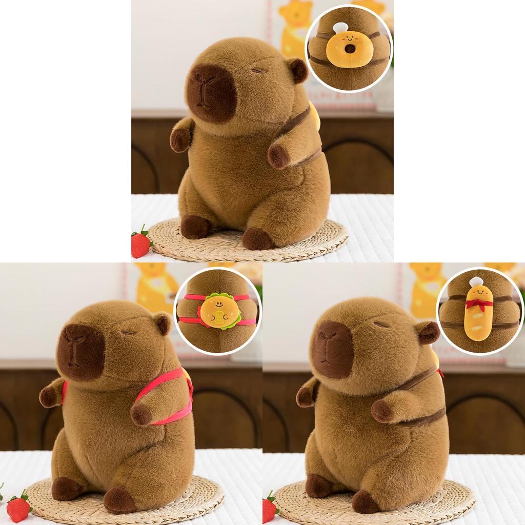 Peluche Animal Capybara Avec Remplissage en Coton PP Pour Offrir en Cadeau et Collectionner