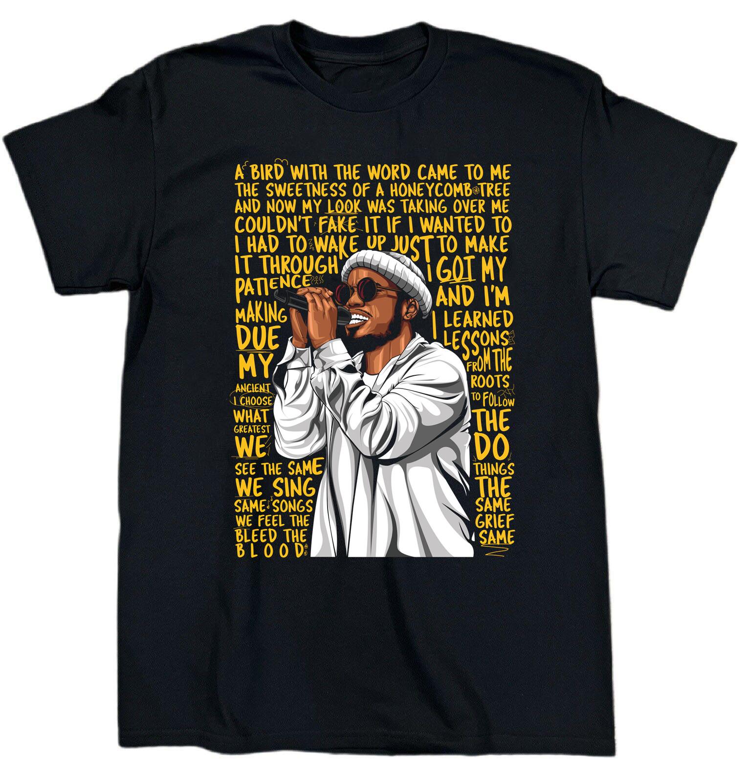 New Anderson Paak In Concert Cotton S-5XL Black T Shirt Unisex MC425 Unisex T-Shirt S