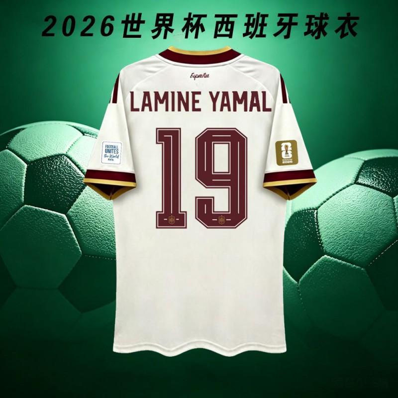 Spain 2026 World Cup Champion Fan Jersey Men Women Short Sleeve Football Shirt Rodri Pedri Official Replica