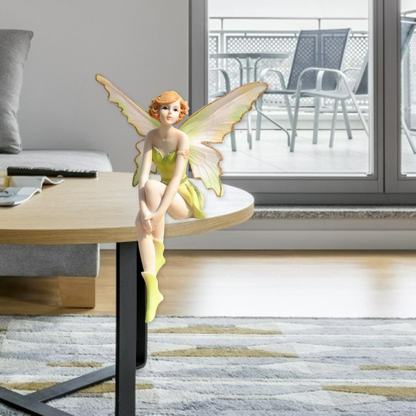 

Статуэтка, статуэтки-украшения ангелов, миниатюрные свадебные украшения, подарки для детей и дочерей 18x6x21cm