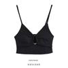 Kaslead New Arrival Women's Clothing Fashion Style Fashion Casual Versatile Opening Design Short Top 0085329