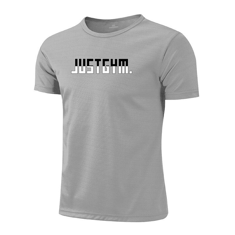 Do The Work Mesh Quick Dry O-Neck Gym Sports Mens Bodybuilding Fitness Running Basketball Fashion Breathable Sportswear Class T-shirt