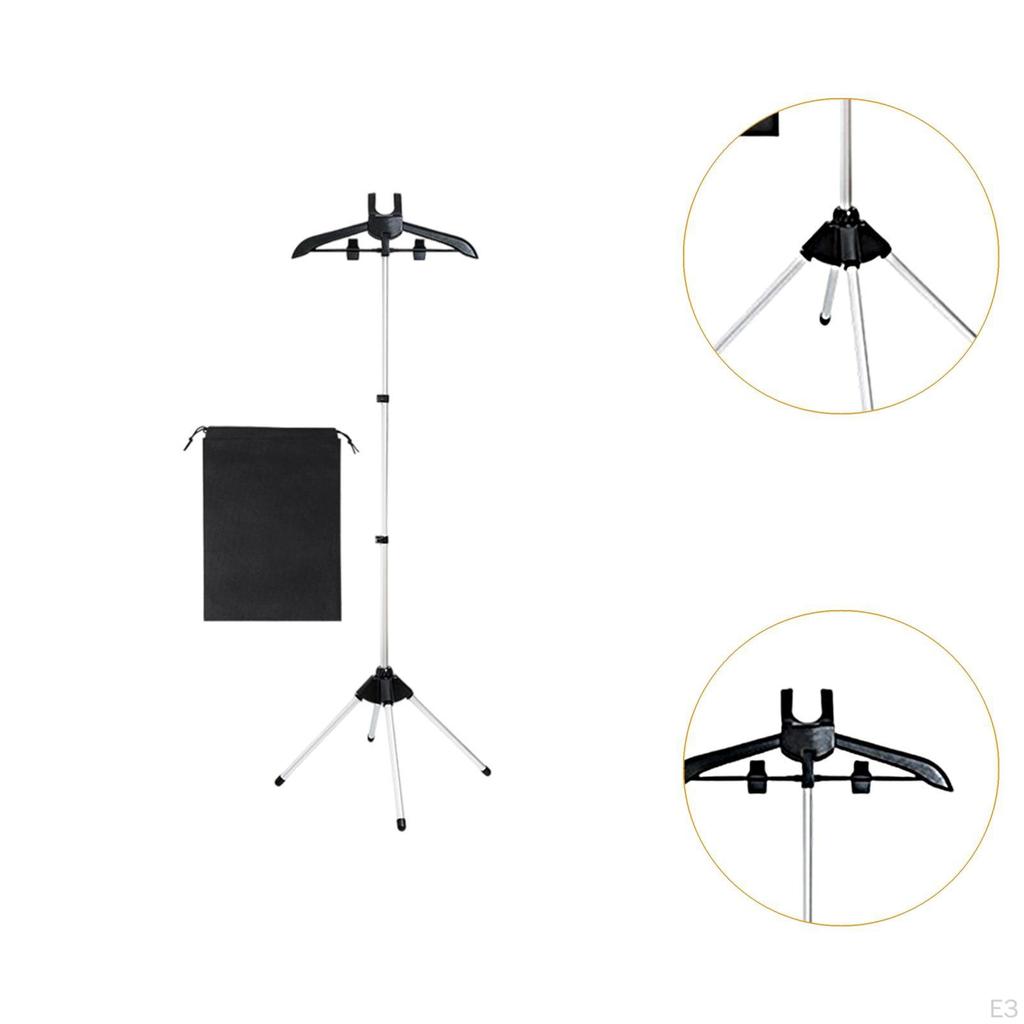Clothes Hanger for Steamers, Portable, Foldable, -held Ironing Stand